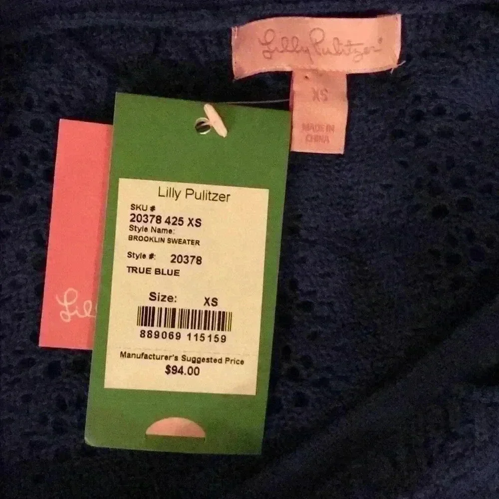 Lilly Pulitzer Brookline Sweater Top Size XS - Picture 8 of 8